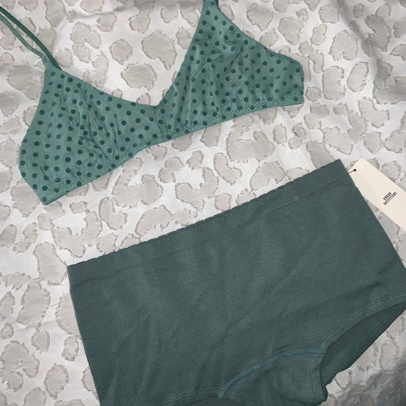 Out From Under Erin Flocked Dots Bralette - Picture 2 of 3